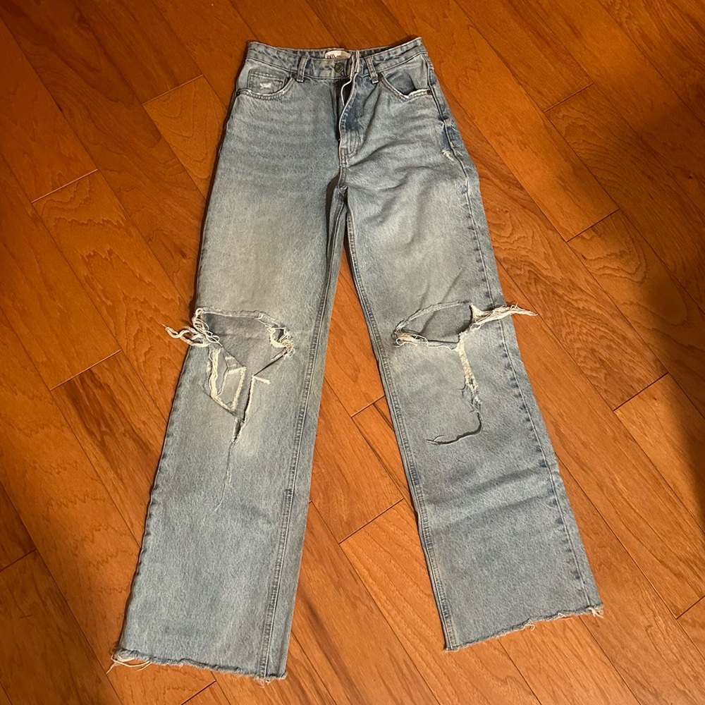 Zara jeans wide leg